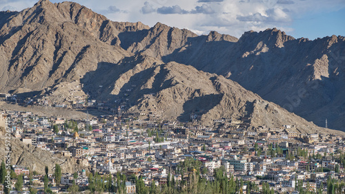 Eastern district of Leh City, Ladakh in India