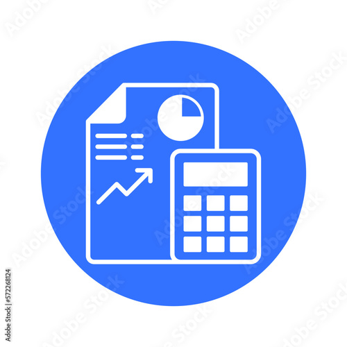 Budget vector icon easily modify

