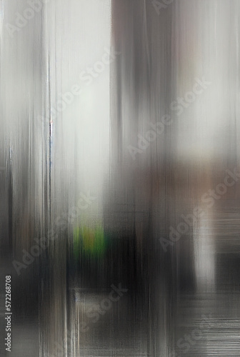Abstract painting  blurry  atmospheric  monochromatic  gestural. Generative AI.