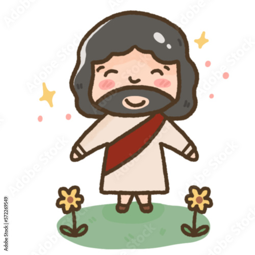 Canvas Print god bless you element illustration