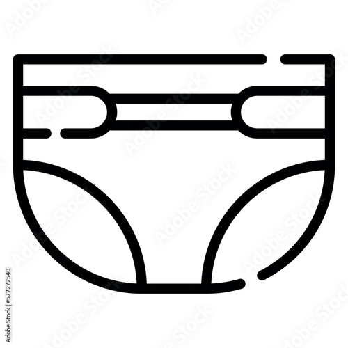 A�diaper�is a piece of soft towel 