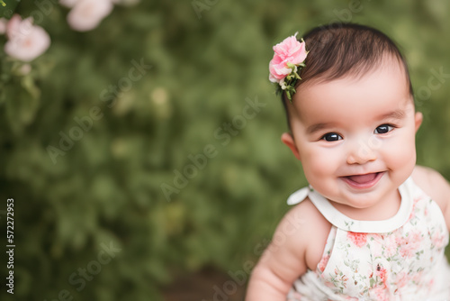 beautiful smiling cute baby