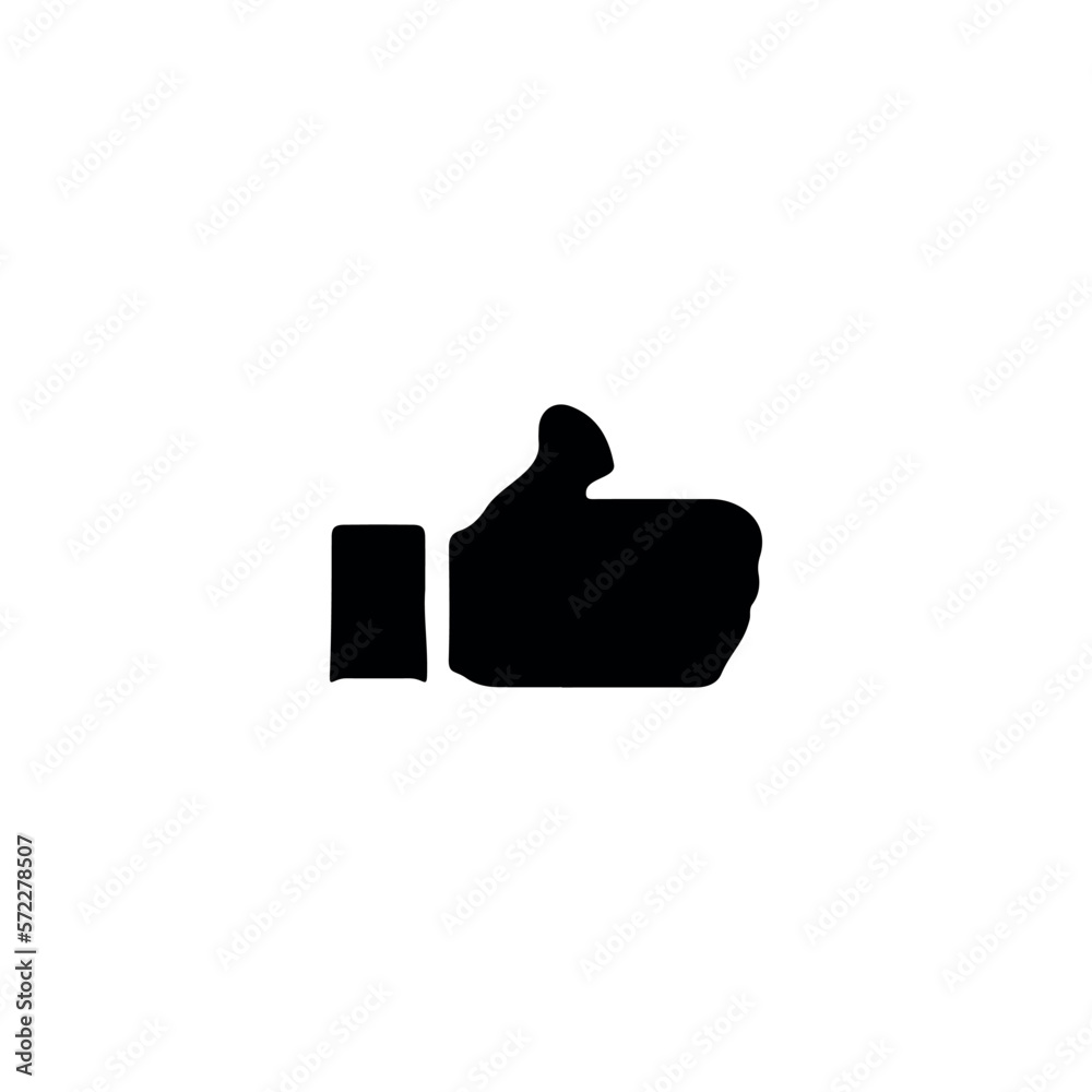 Thumb icon. Like button. Like hand icon. Simple style social media poster background symbol. Like hand brand logo design element. Like hand t-shirt printing. vector for sticker. Thumb icon. Like button. Like hand icon. Simple style social media poster background symbol. Like hand brand logo design element. Like hand t-shirt printing. vector for sticker.
