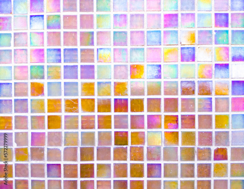 rainbow ceramic tile background banner background design template