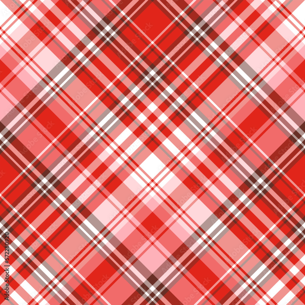 Seamless pattern in gentle red, pink and white colors for plaid, fabric, textile, clothes, tablecloth and other things. Vector image. 2 Seamless pattern in gentle red, pink and white colors for plaid, fabric, textile, clothes, tablecloth and other things. Vector image. 2
