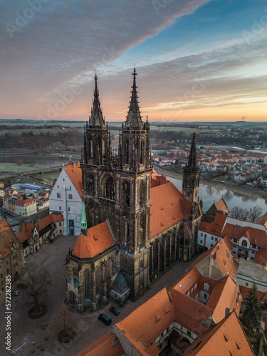 Wallpaper Mural aerial view of the old church  Torontodigital.ca