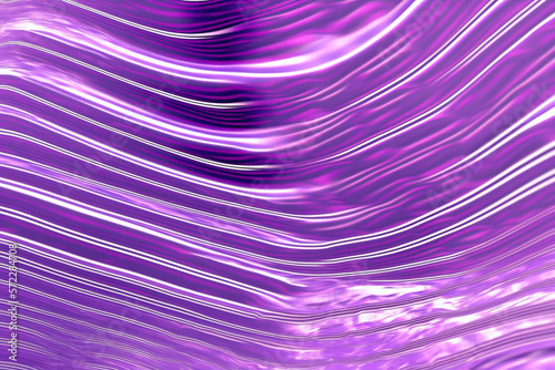 Purple colored pastel abstract 3D image Wallpaper, glossy purplish white candy liquid pattern