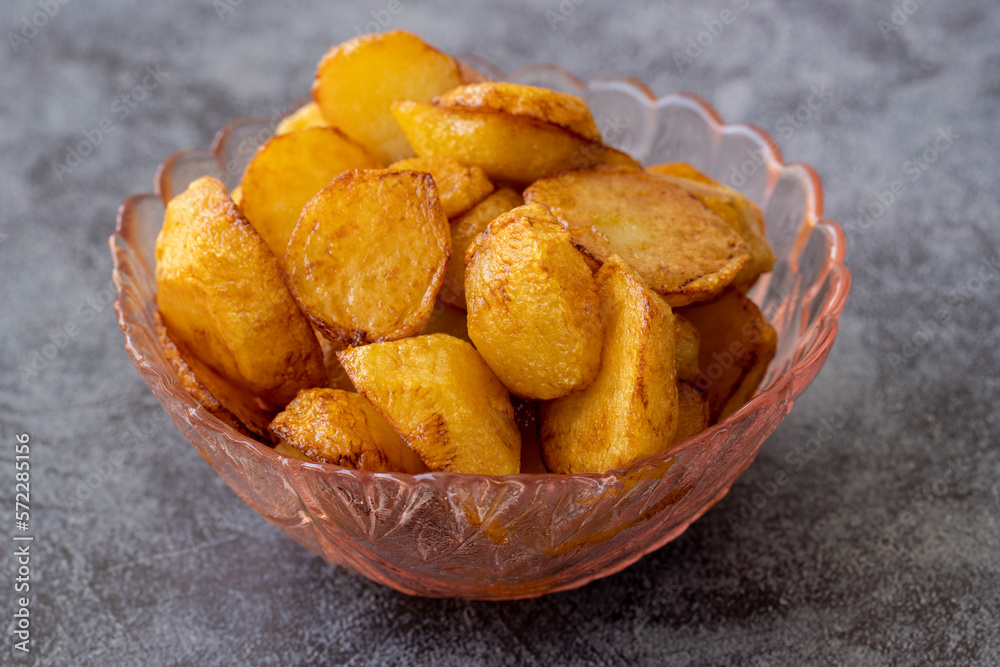 Baked small potatoes, top view . Baked small potatoes, top view .