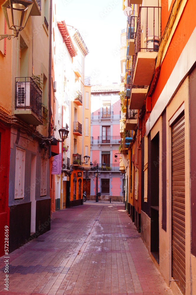 Fototapeta premium ruelle à Sarragosse espagne
