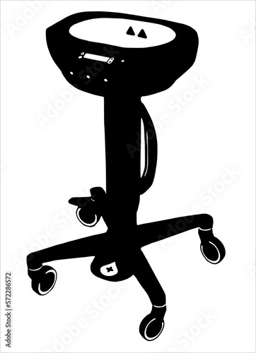 Illustration of a medical infusion fluid warmer