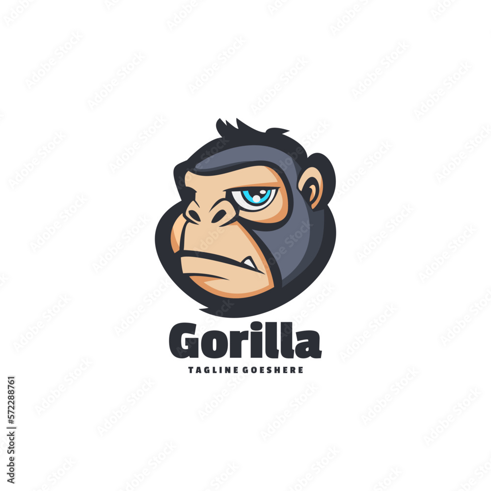 Gorilla Logo Vector