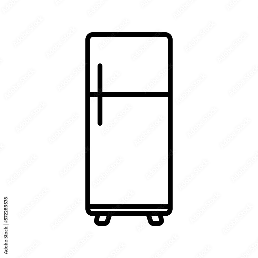Refrigerator icon. sign for mobile concept and web design. vector illustration Refrigerator icon. sign for mobile concept and web design. vector illustration