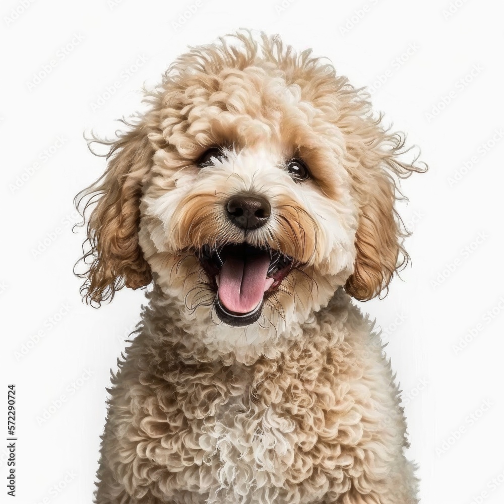 ai generated portrait of dog breed eskipoo cute happy excited smiling ai generated portrait of dog breed eskipoo cute happy excited smiling