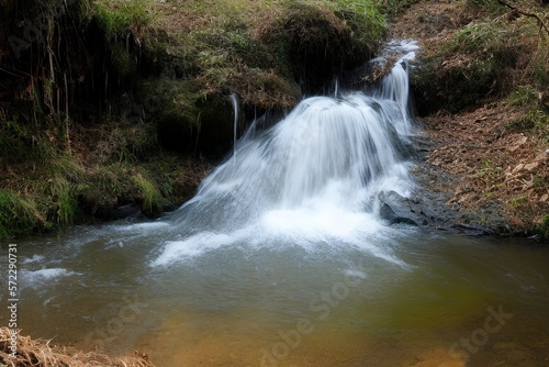 Natural small waterfall near Bet - generative ai