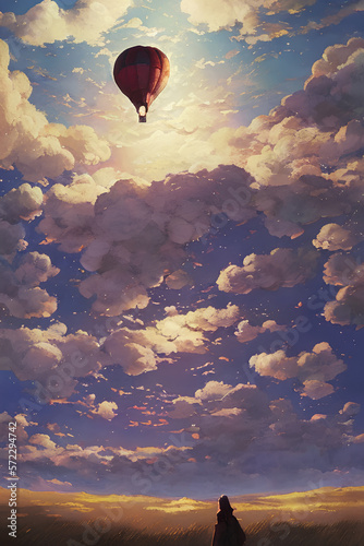 balloon in the sky 1