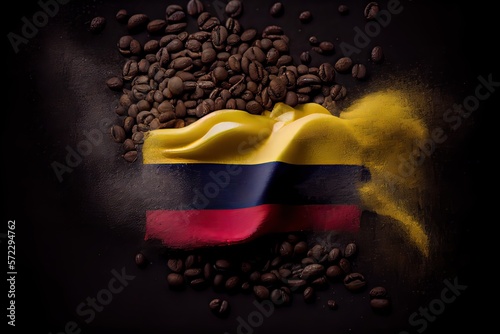 Colombian coffee concept wi...