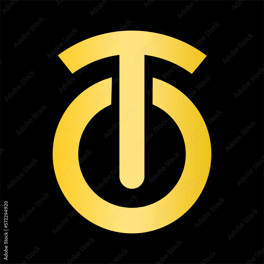 Abstract letters Logomonogram Vector business logo