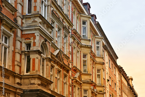 Low angle view of historical building in Leipzig