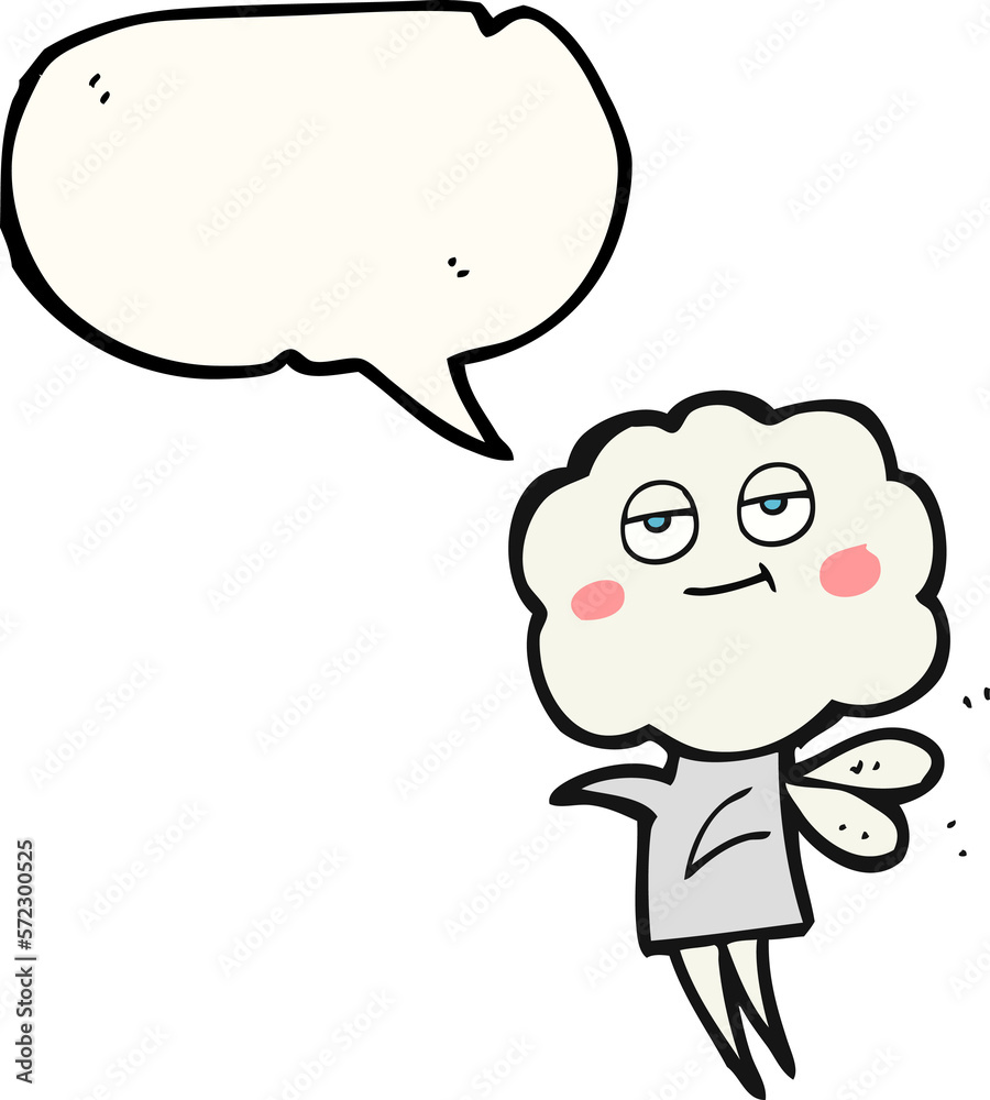 speech bubble cartoon cute cloud head imp speech bubble cartoon cute cloud head imp