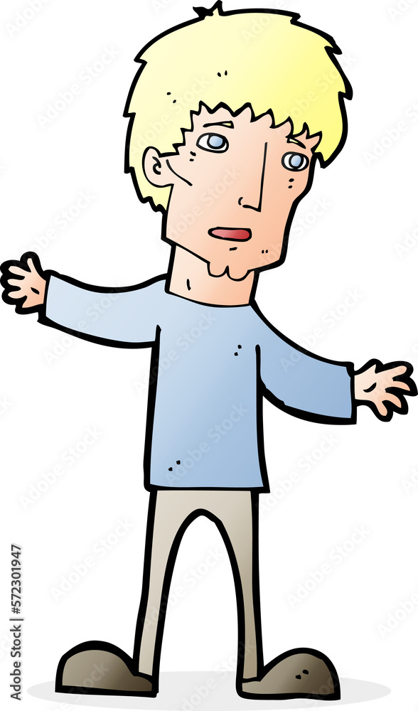 cartoon worried man cartoon worried man