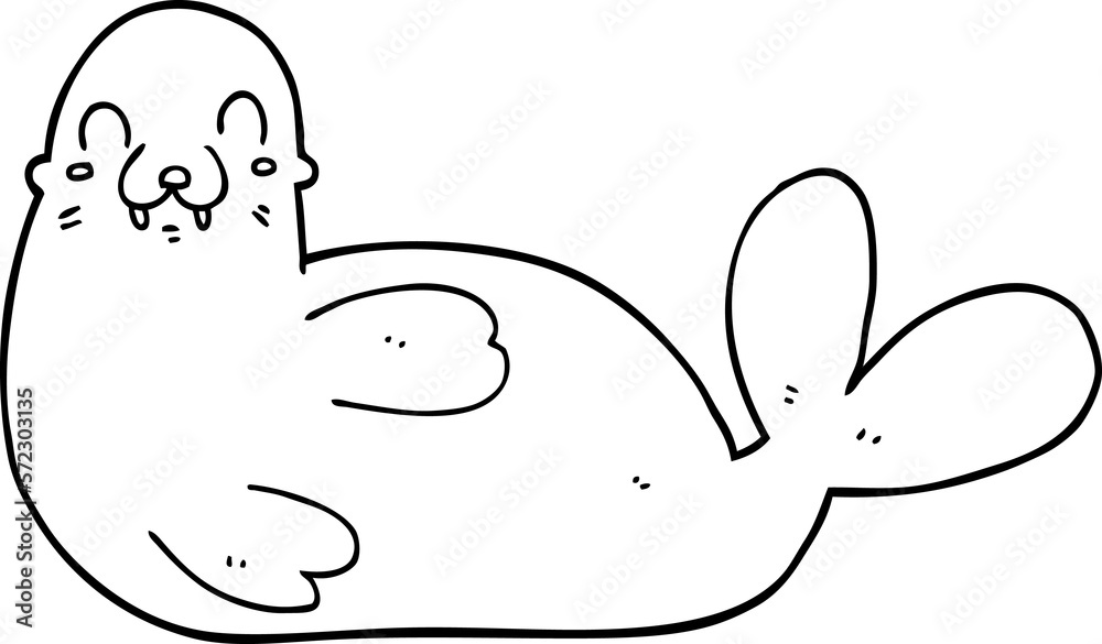cartoon seal cartoon seal