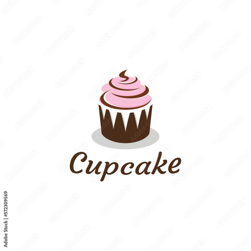 Cupcake Vector Logo Template. Logo for Cake Shop, Sticker, Label, etc. Cupcake Vector Logo Template. Logo for Cake Shop, Sticker, Label, etc.