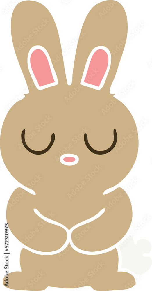 quirky hand drawn cartoon rabbit quirky hand drawn cartoon rabbit