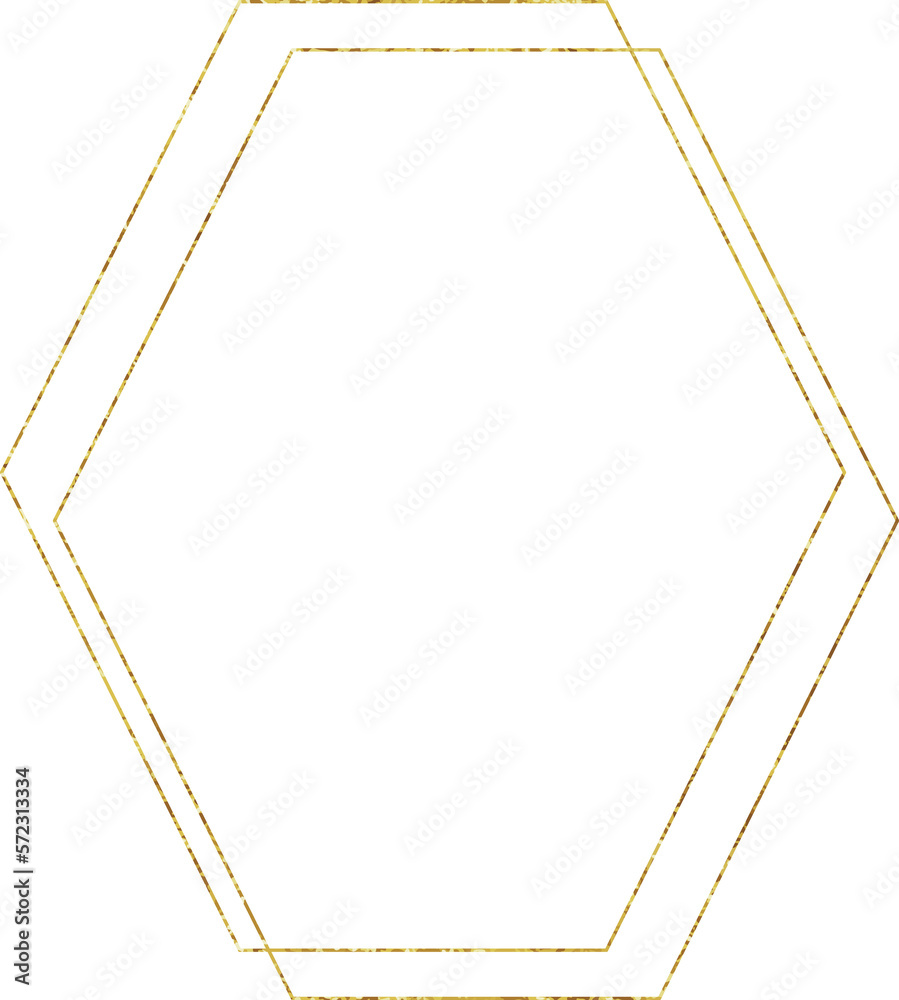 Gold Crystal Geometric Shape Gold Crystal Geometric Shape