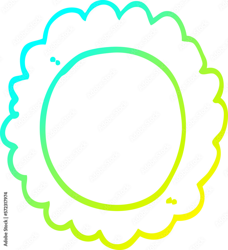 cold gradient line drawing cartoon flower cold gradient line drawing cartoon flower