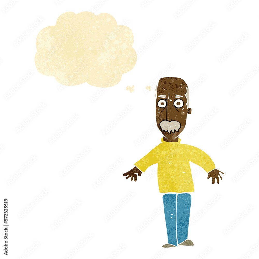 cartoon annoyed old man with thought bubble cartoon annoyed old man with thought bubble