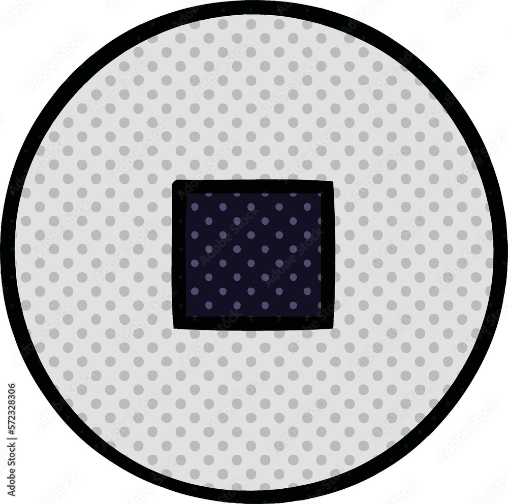 comic book style cartoon stop button comic book style cartoon stop button