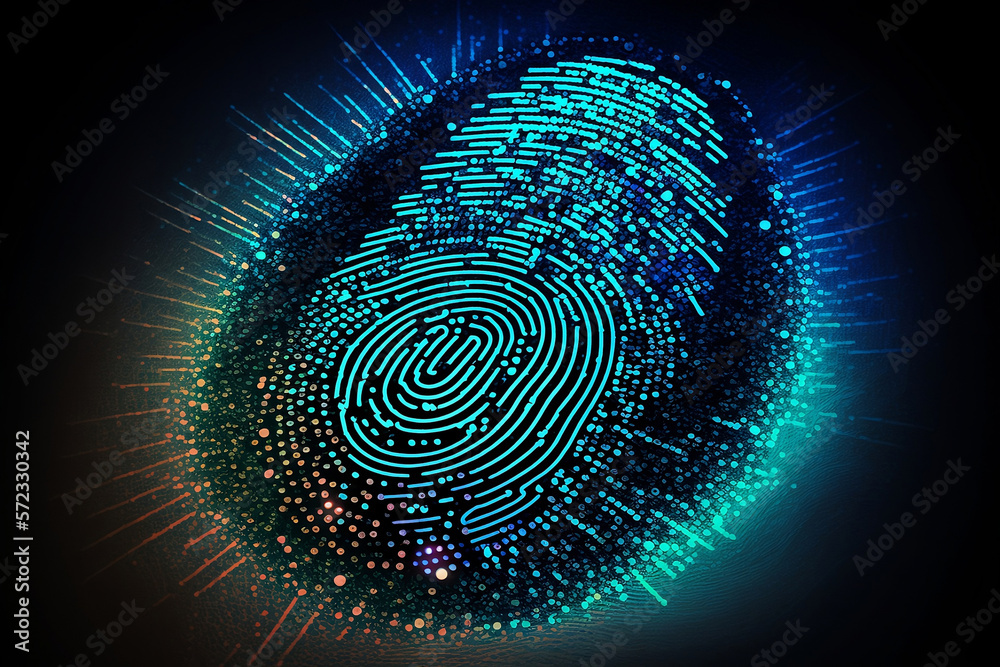 A security fingerprint lock for protection. Fingerprint security protection. Double verify for safety. Fingerprint scan. Generative AI. A security fingerprint lock for protection. Fingerprint security protection. Double verify for safety. Fingerprint scan. Generative AI.