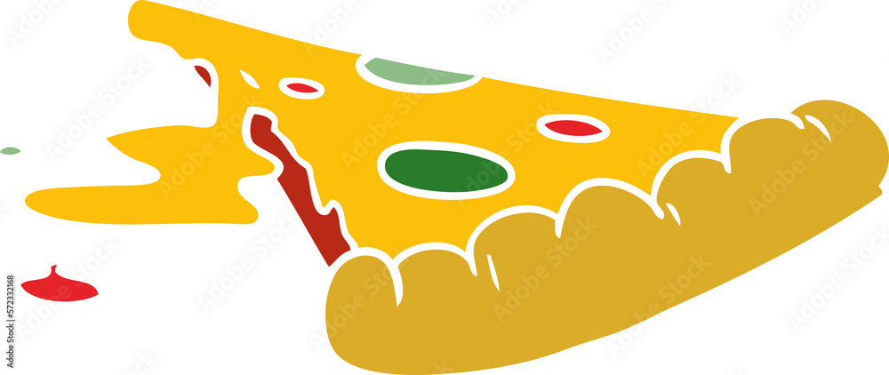 cartoon doodle of a slice of pizza cartoon doodle of a slice of pizza
