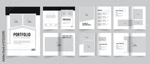 Minimal Interior Architecture portfolio design template