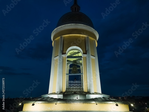 Gospel of Jesus Christ. The religious church is a chapel for praying to God.Golden domes with a crucifix at the top.A holy place for Orthodox Christians and Catholics.Holy is the Savior of the spirit photo