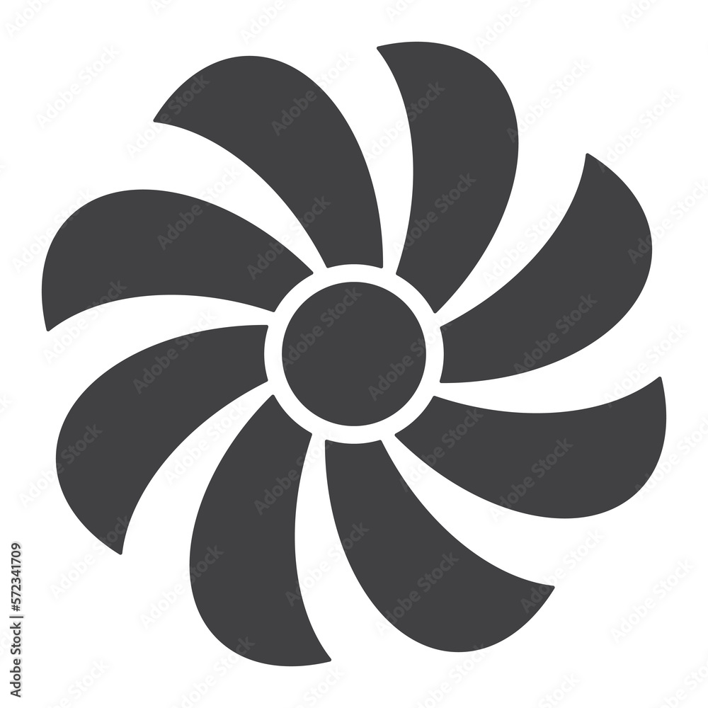 wind energy for electricity, solid icon wind energy for electricity, solid icon
