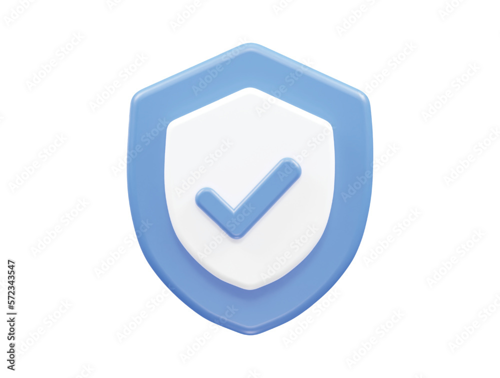 Verified icon 3d rendering vector illustration Verified icon 3d rendering vector illustration