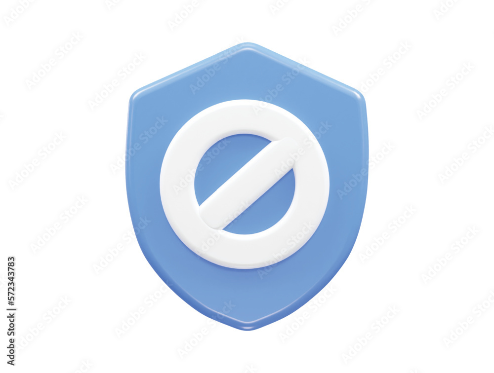 Block icon 3d rendering illustration transparent Block icon 3d rendering illustration transparent