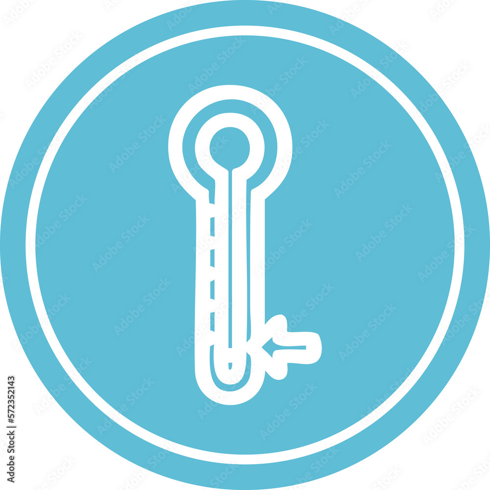 Naklejka premium low temperature circular icon