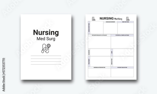 Nursing Med Surg Blank kdp interior
