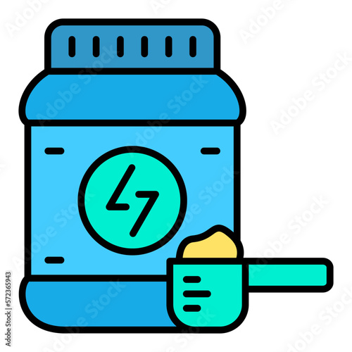 Supplement Filled Line Icon