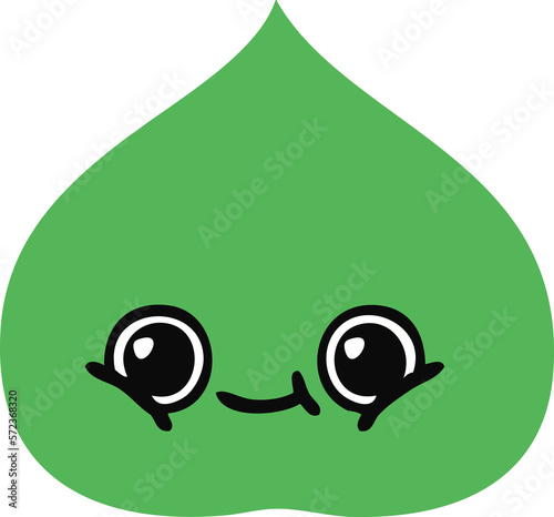 Konstfotografi flat color retro cartoon expressional leaf