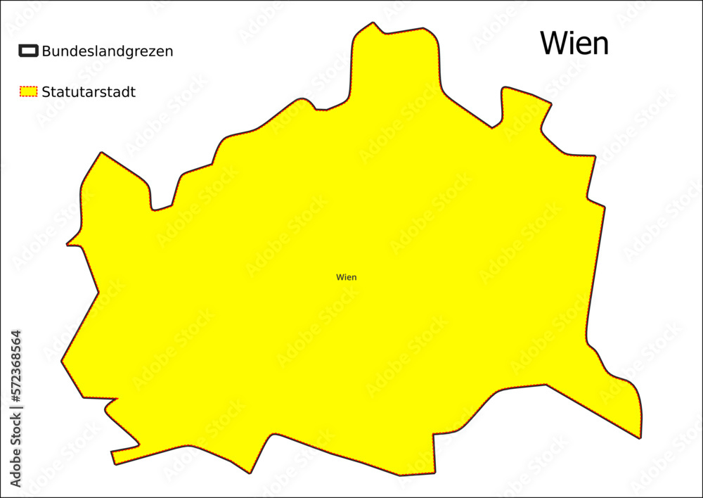Karte Administrative Gliederung Bundesland Wien Statutarstadt, Bezirk Österreichkarte Karte Administrative Gliederung Bundesland Wien Statutarstadt, Bezirk Österreichkarte