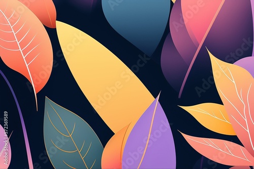 Abstract Mid Century Geometric Art,Minimalist Landscape