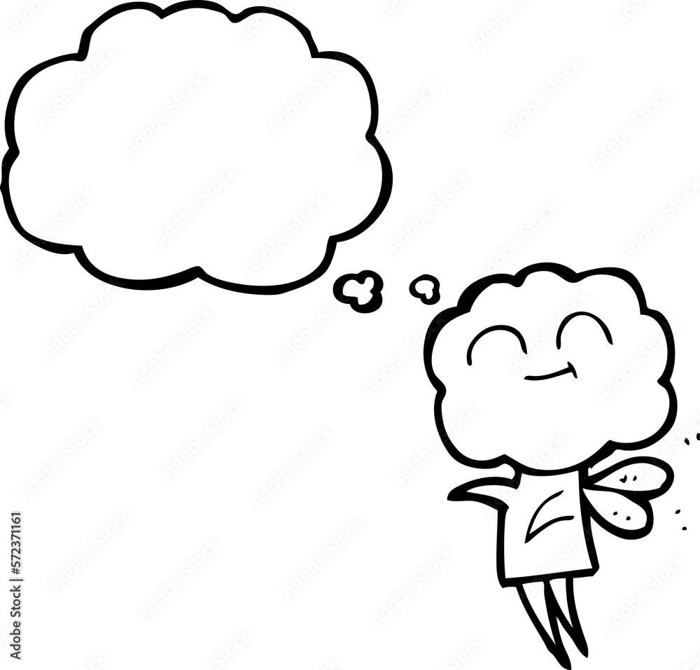 thought bubble cartoon cute cloud head imp thought bubble cartoon cute cloud head imp