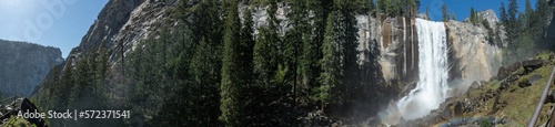 Vernal Falls panoramic view (Yosemite NP)