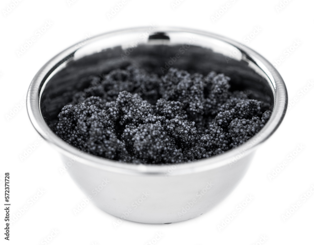 Black Caviar on transparent background (selective focus; close-up shot) Black Caviar on transparent background (selective focus; close-up shot)