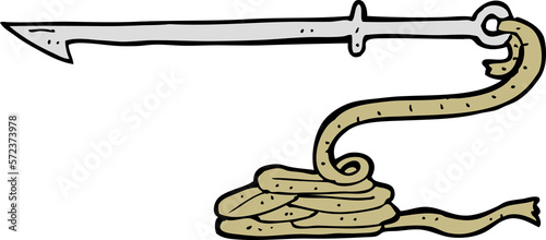 Tableau sur toile cartoon harpoon