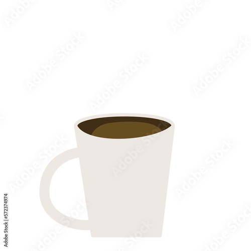 Cup of Hot Coffee Isolated Icon