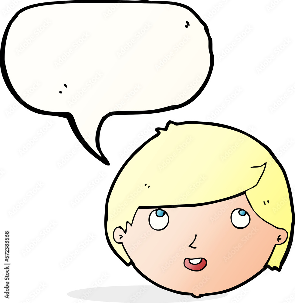 cartoon happy face with speech bubble cartoon happy face with speech bubble